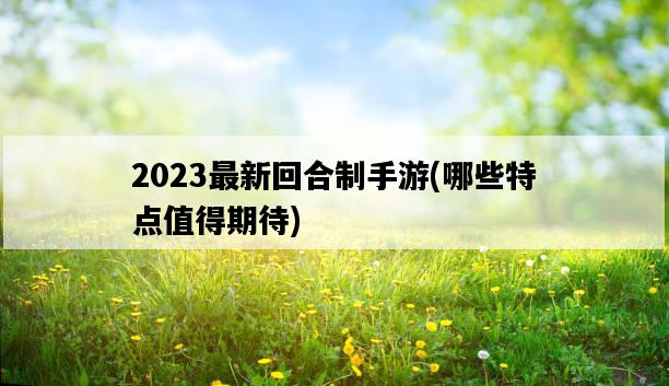 2023最新回合制手游，哪些特點值得期待-圖1