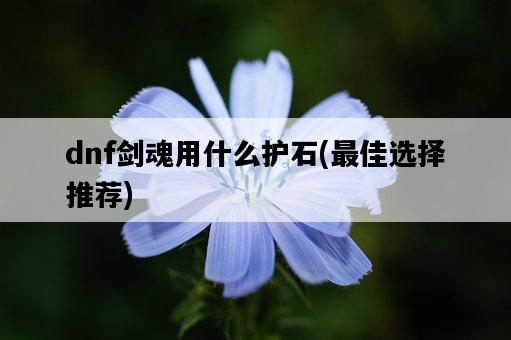 dnf劍魂用什么護石，最佳選擇推薦-圖1