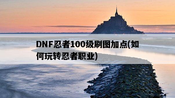 DNF忍者100級刷圖加點，如何玩轉忍者職業-圖1