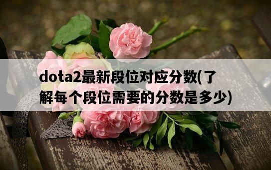 dota2最新段位對應分數，了解每個段位需要的分數是多少-圖1