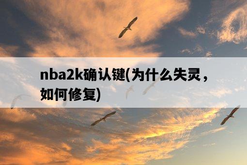 nba2k確認鍵，為什么失靈，如何修復-圖1
