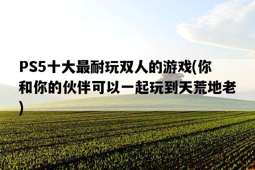 PS5十大最耐玩雙人的游戲，你和你的伙伴可以一起玩到天荒地老-圖1