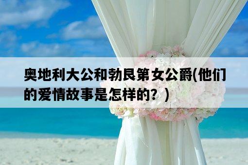 奧地利大公和勃艮第女公爵，他們的愛情故事是怎樣的？-圖1