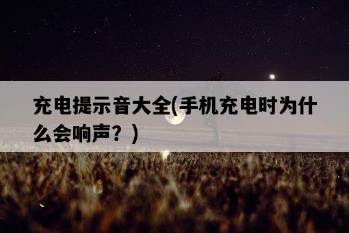 充電提示音大全，手機充電時為什么會響聲？-圖1