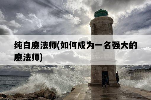 純白魔法師，如何成為一名強大的魔法師-圖1