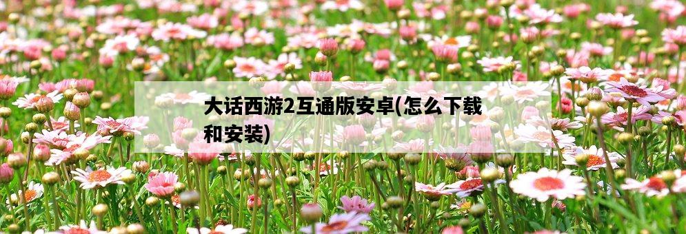 大話西游2互通版安卓，怎么下載和安裝-圖1