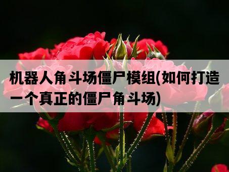 機器人角斗場僵尸模組，如何打造一個真正的僵尸角斗場-圖1