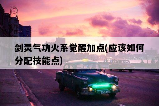 劍靈氣功火系覺醒加點，應該如何分配技能點-圖1