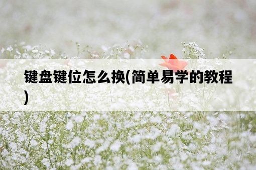 鍵盤鍵位怎么換，簡單易學的教程-圖1