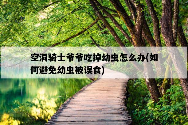 空洞騎士爺爺吃掉幼蟲怎么辦，如何避免幼蟲被誤食-圖1
