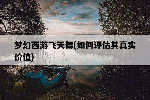 夢幻西游飛天舞，如何評估其真實價值-圖1
