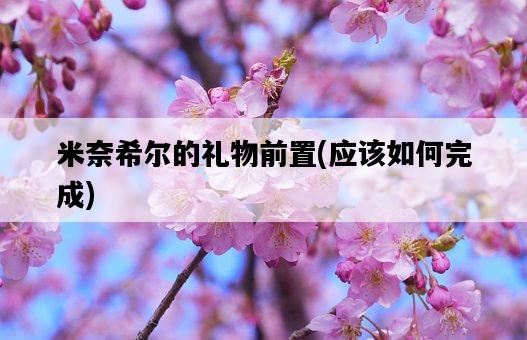 米奈希爾的禮物前置,應該如何完成-圖1 米奈希爾的禮物前置,應該如何完成-圖1