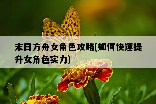 末日方舟女角色攻略，如何快速提升女角色實力-圖1