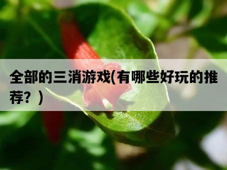 全部的三消游戲，有哪些好玩的推薦？-圖1