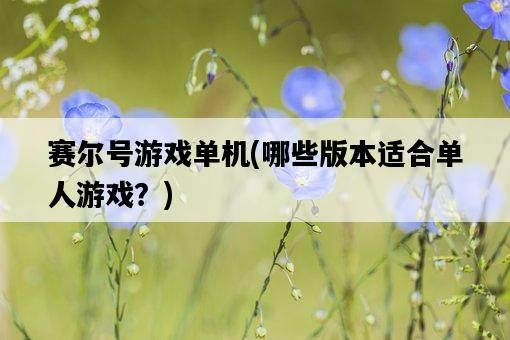 賽爾號游戲單機，哪些版本適合單人游戲？-圖1
