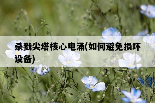 殺戮尖塔核心電涌,如何避免損壞設備-圖1 殺戮尖塔核心電涌,如何避免損壞設備-圖1