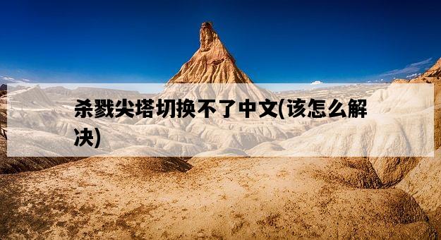 殺戮尖塔切換不了中文，該怎么解決-圖1