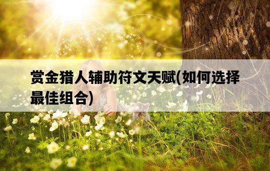 賞金獵人輔助符文天賦，如何選擇最佳組合-圖1