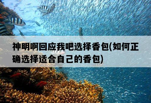 神明啊回應我吧選擇香包，如何正確選擇適合自己的香包-圖1