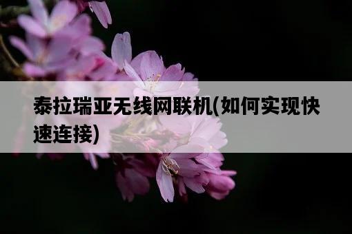 泰拉瑞亞無線網聯機,如何實現快速連接-圖1 泰拉瑞亞無線網聯機,如何實現快速連接-圖1