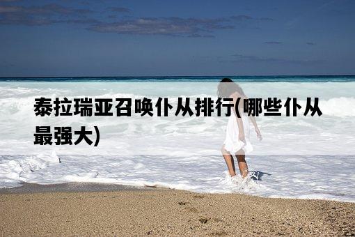 泰拉瑞亞召喚仆從排行，哪些仆從最強大-圖1