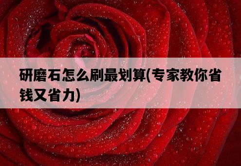 研磨石怎么刷最劃算，專家教你省錢又省力-圖1