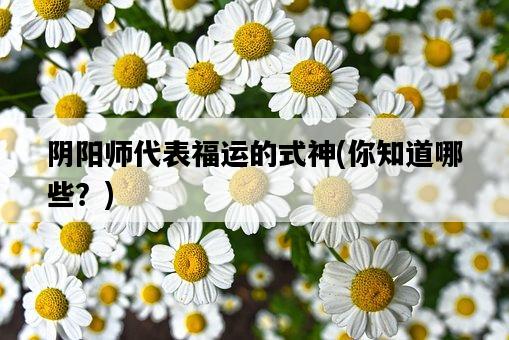 陰陽師代表福運的式神,你知道哪些?-圖1 陰陽師代表福運的式神,你知道哪些?-圖1