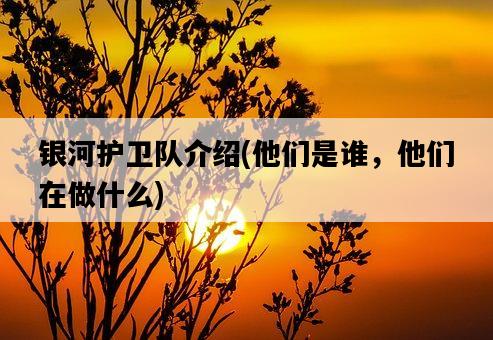 銀河護衛隊介紹，他們是誰，他們在做什么-圖1