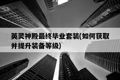 英靈神殿最終畢業套裝，如何獲取并提升裝備等級-圖1