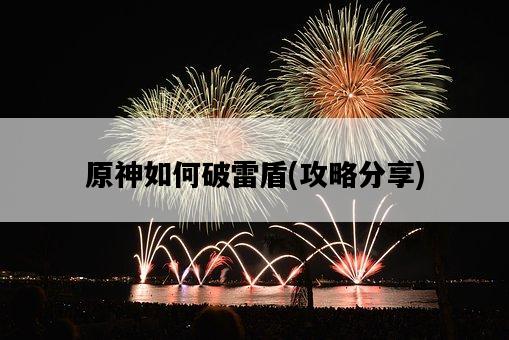 原神如何破雷盾，攻略分享-圖1