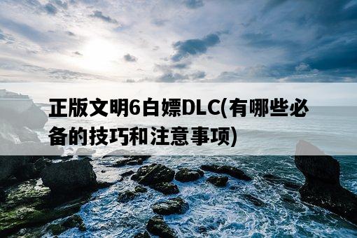 正版文明6白嫖DLC，有哪些必備的技巧和注意事項-圖1