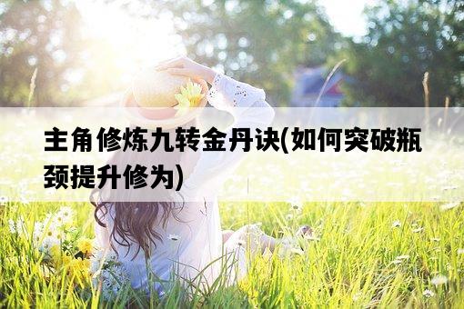 主角修煉九轉金丹訣，如何突破瓶頸提升修為-圖1