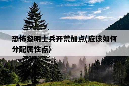 恐怖黎明士兵開荒加點，應該如何分配屬性點-圖1