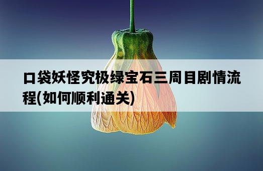 口袋妖怪究極綠寶石三周目劇情流程，如何順利通關-圖1