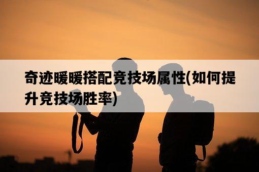 奇跡暖暖搭配競技場屬性,如何提升競技場勝率-圖1 奇跡暖暖搭配競技場屬性,如何提升競技場勝率-圖1