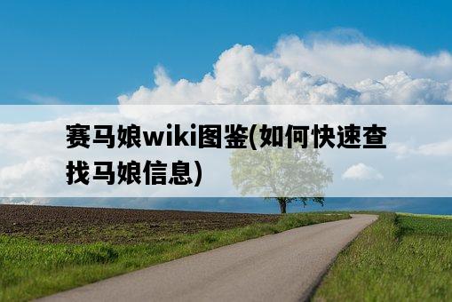 賽馬娘wiki圖鑒，如何快速查找馬娘信息-圖1