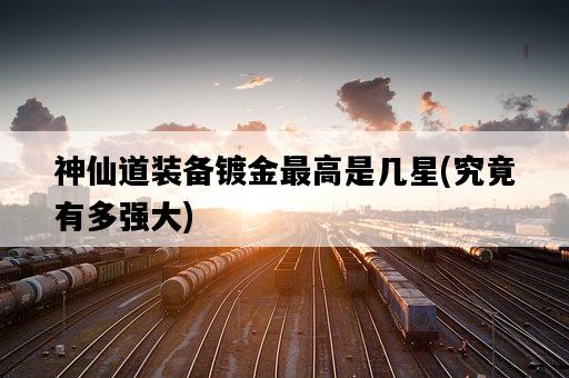 神仙道裝備鍍金最高是幾星，究竟有多強大-圖1