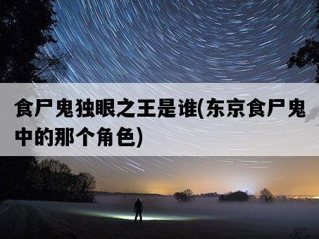 食尸鬼獨眼之王是誰，東京食尸鬼中的那個角色-圖1