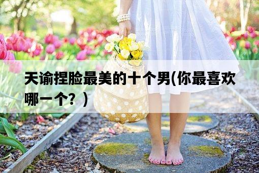 天諭捏臉最美的十個男,你最喜歡哪一個?-圖1 天諭捏臉最美的十個男,你最喜歡哪一個?-圖1