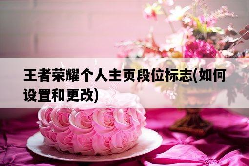 王者榮耀個人主頁段位標志，如何設置和更改-圖1