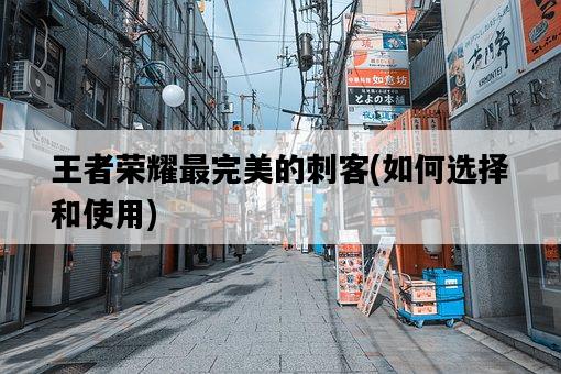 王者榮耀最完美的刺客，如何選擇和使用-圖1