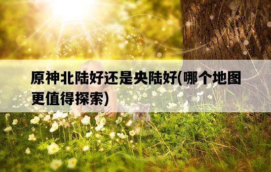 原神北陸好還是央陸好，哪個地圖更值得探索-圖1