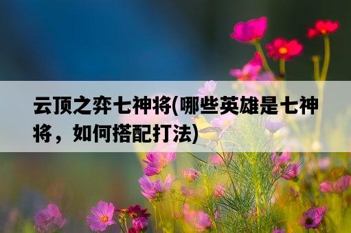 云頂之弈七神將，哪些英雄是七神將，如何搭配打法-圖1