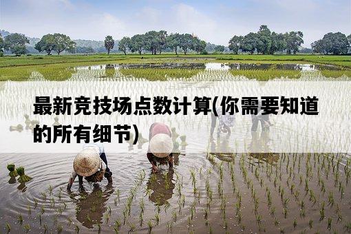 最新競技場點數計算，你需要知道的所有細節-圖1