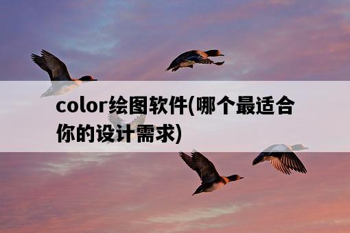 color繪圖軟件，哪個最適合你的設計需求-圖1