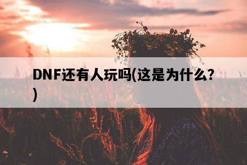 DNF還有人玩嗎，這是為什么？-圖1