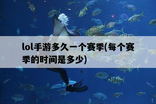 lol手游多久一個賽季，每個賽季的時間是多少-圖1