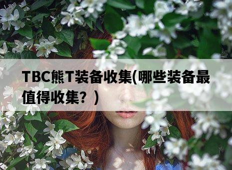 TBC熊T裝備收集，哪些裝備最值得收集？-圖1