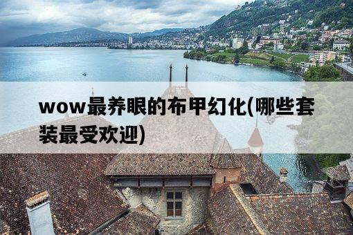 wow最養眼的布甲幻化，哪些套裝最受歡迎-圖1