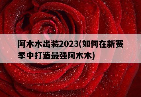 阿木木出裝2023，如何在新賽季中打造最強阿木木-圖1